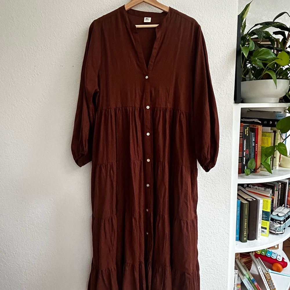 ROVE Brown Maxi Dress